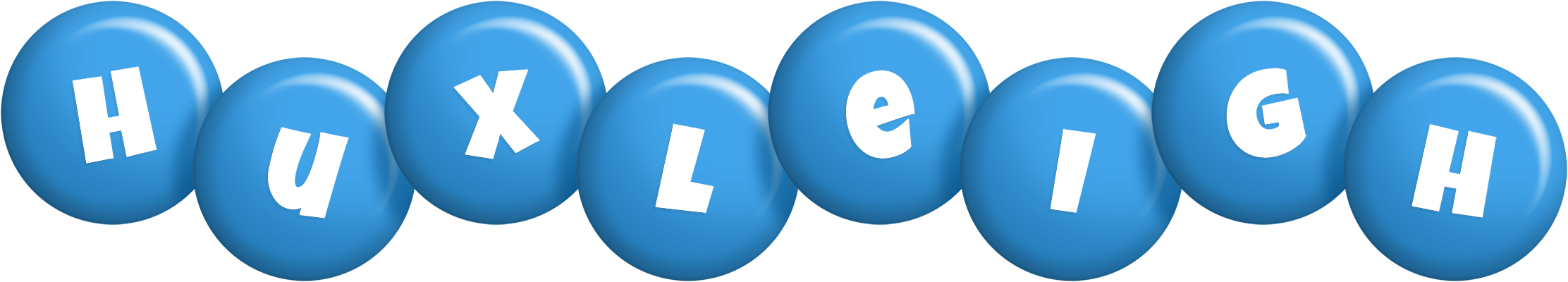 Huxleigh candy-blue logo