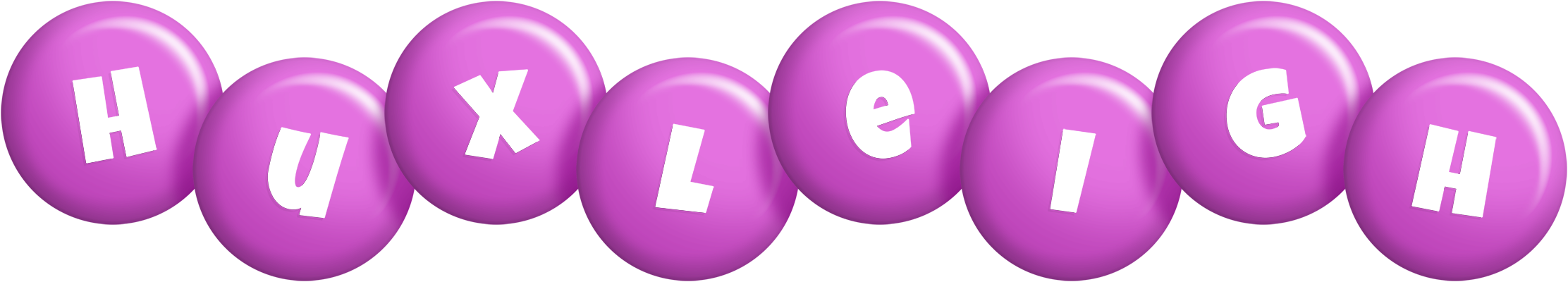 Huxleigh candy-purple logo