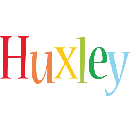 Huxley birthday logo