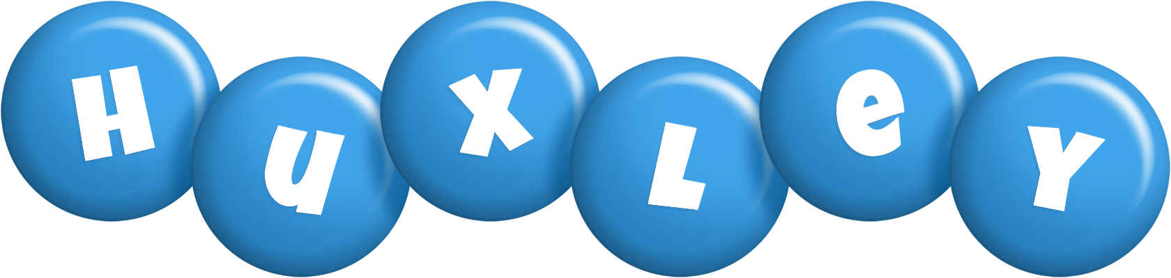 Huxley candy-blue logo