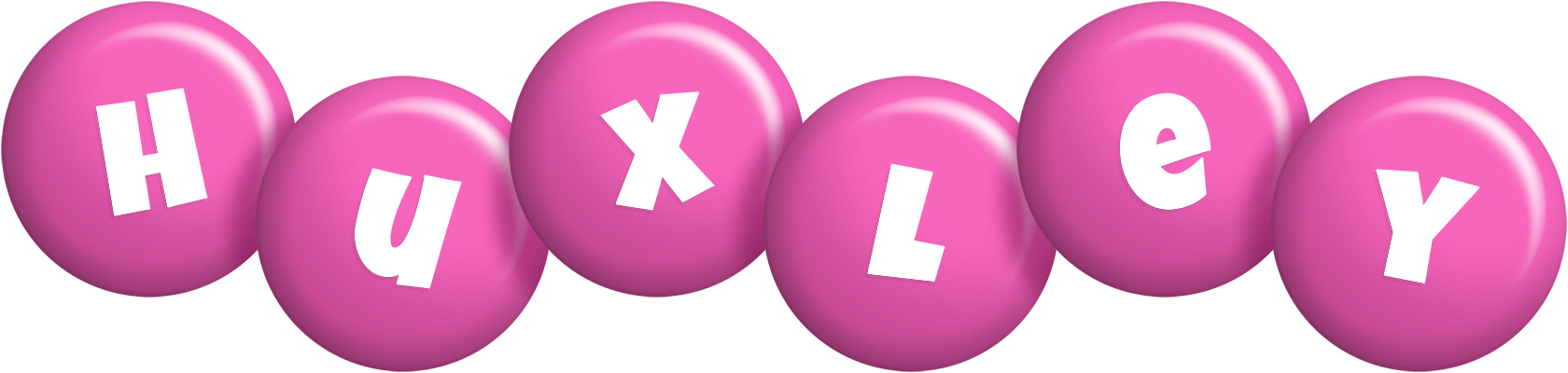 Huxley candy-pink logo