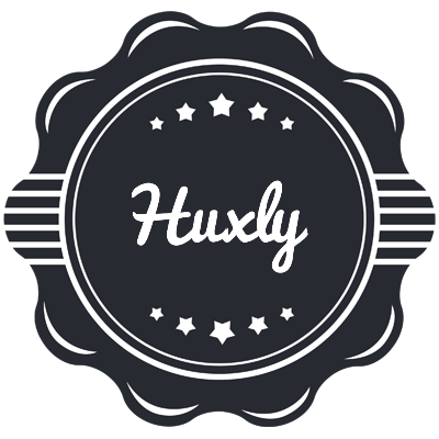 Huxly badge logo