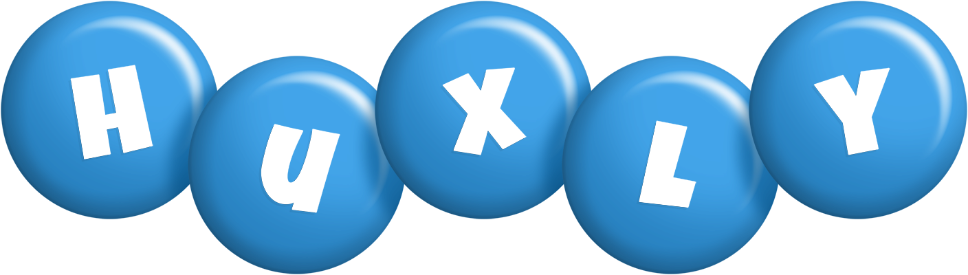 Huxly candy-blue logo