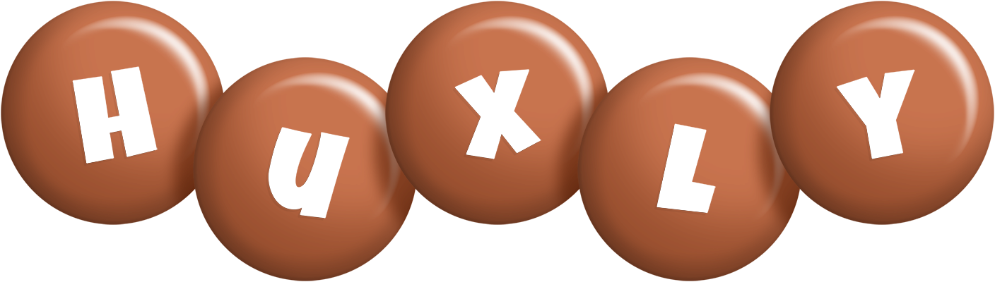 Huxly candy-brown logo