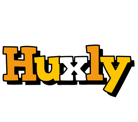 Huxly cartoon logo