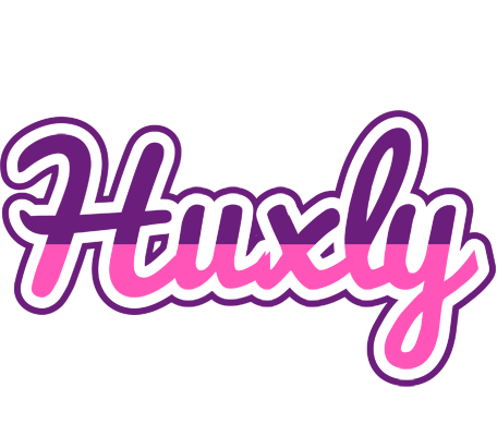 Huxly cheerful logo