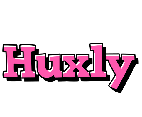Huxly girlish logo