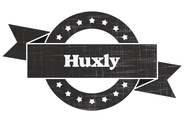 Huxly grunge logo