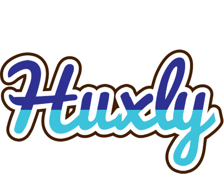 Huxly raining logo