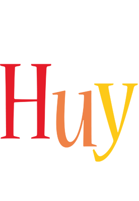 Huy birthday logo