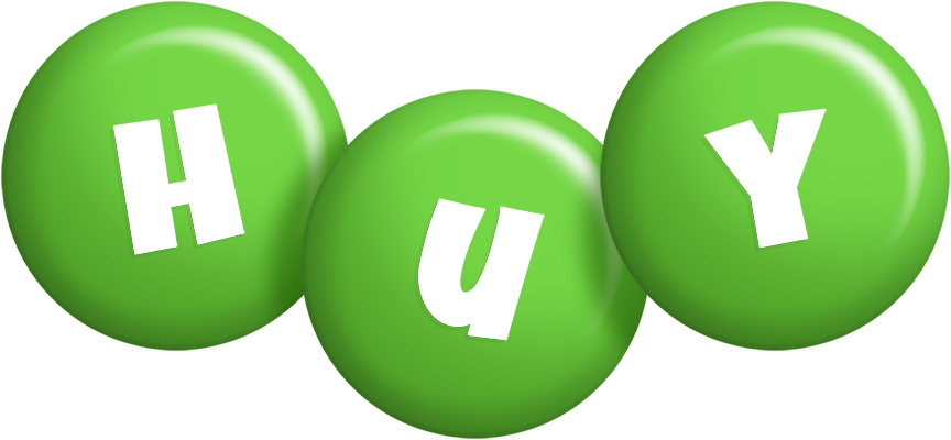 Huy candy-green logo