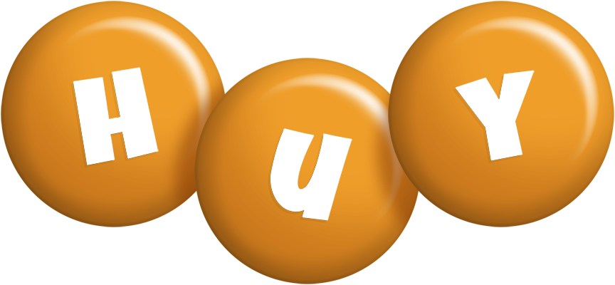 Huy candy-orange logo