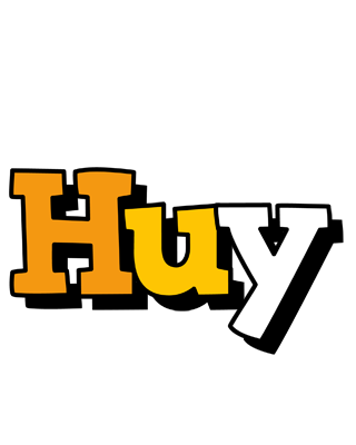 Huy cartoon logo