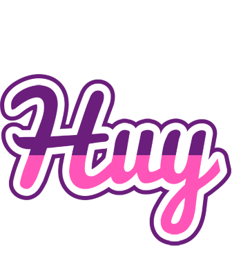 Huy cheerful logo