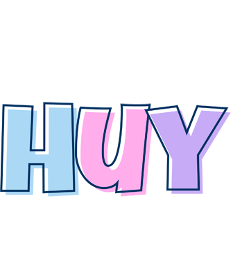 Huy pastel logo