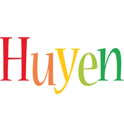 Huyen birthday logo