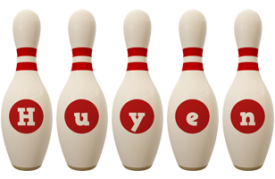 Huyen bowling-pin logo