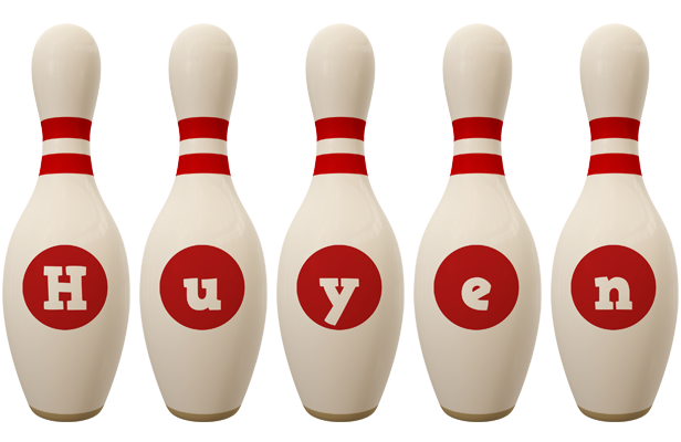 Huyen bowling-pin logo
