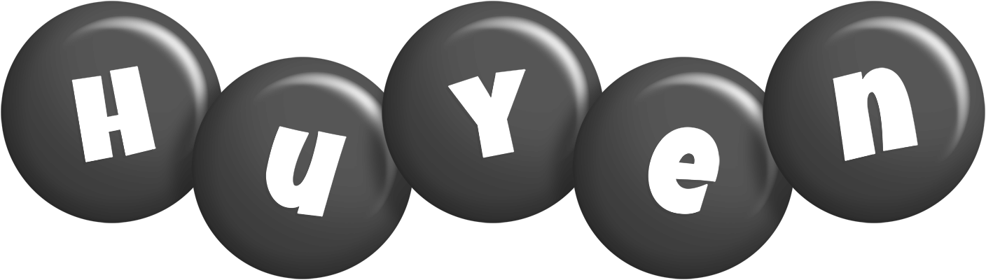 Huyen candy-black logo