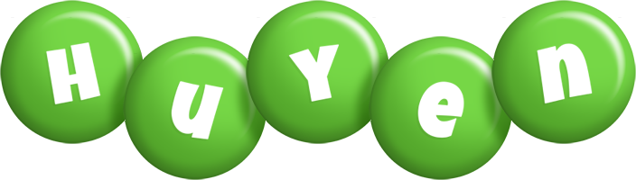 Huyen candy-green logo