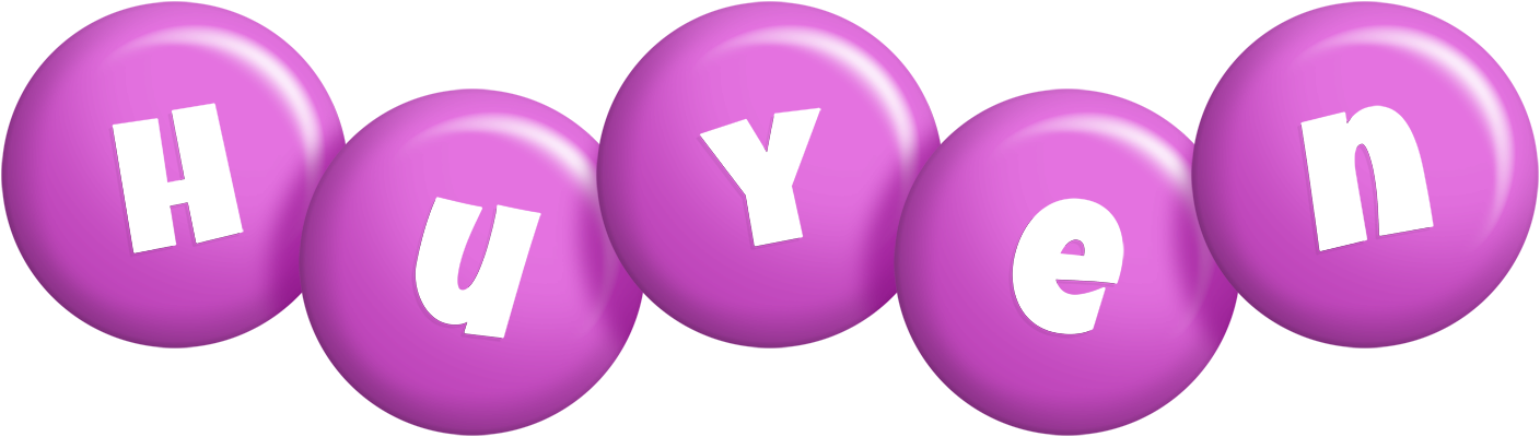Huyen candy-purple logo