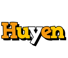 Huyen cartoon logo