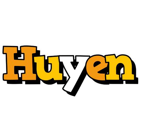 Huyen cartoon logo