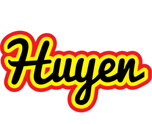 Huyen flaming logo