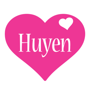 Huyen love-heart logo