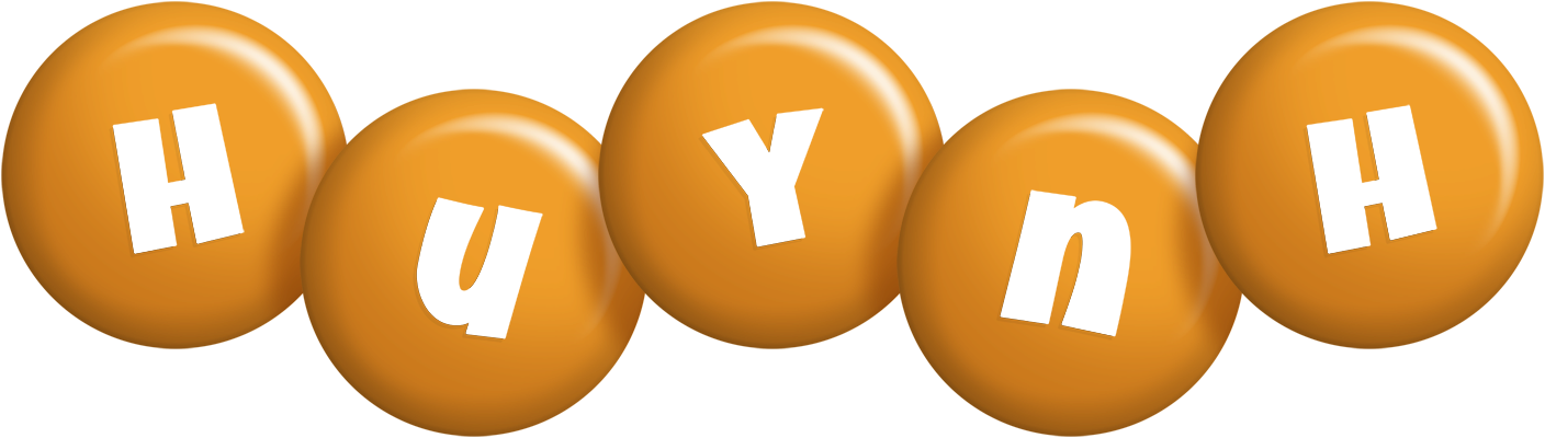 Huynh candy-orange logo