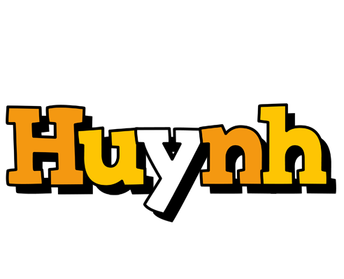 Huynh cartoon logo