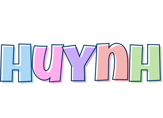 Huynh pastel logo