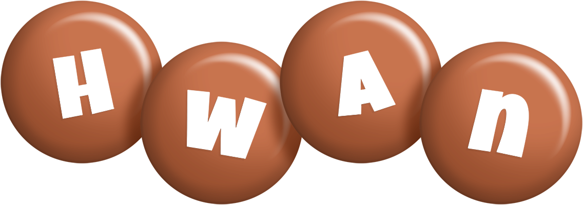 Hwan candy-brown logo