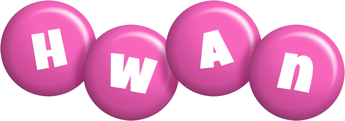 Hwan candy-pink logo