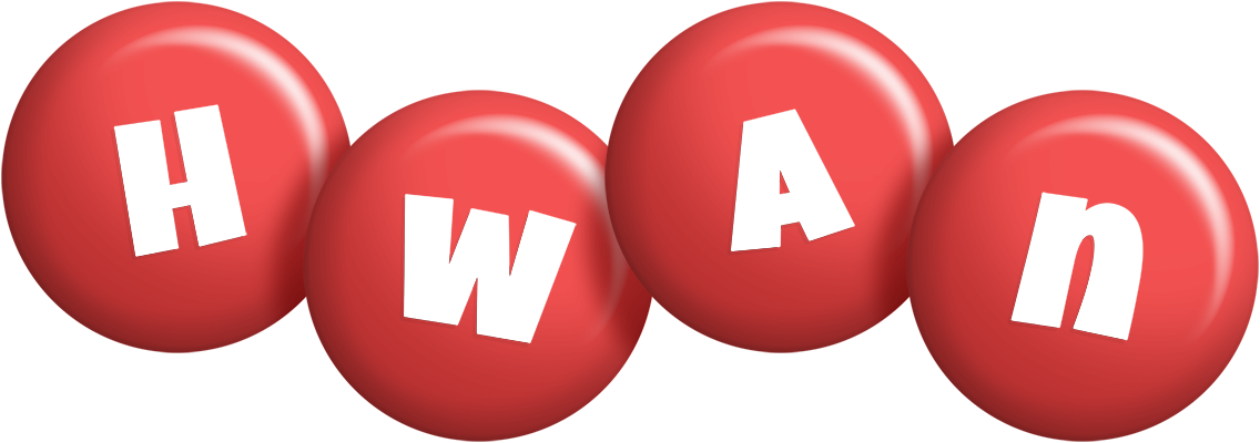 Hwan candy-red logo