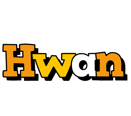 Hwan cartoon logo