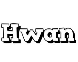 Hwan snowing logo