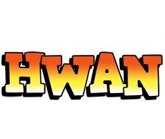 Hwan sunset logo