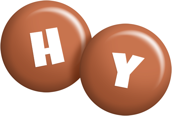 Hy candy-brown logo