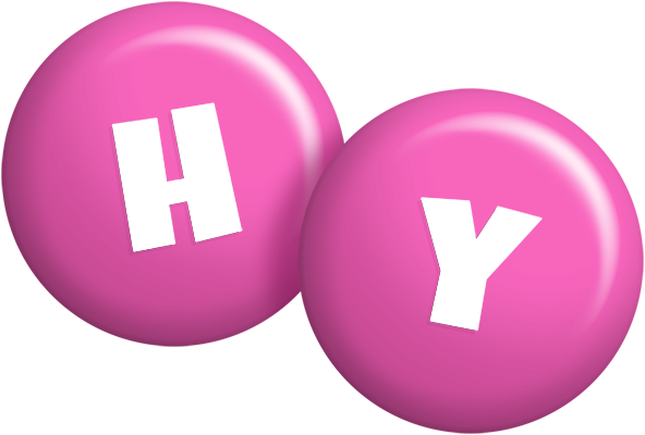 Hy candy-pink logo