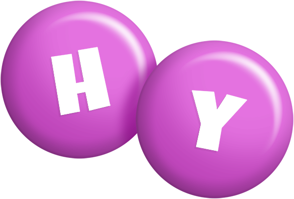 Hy candy-purple logo