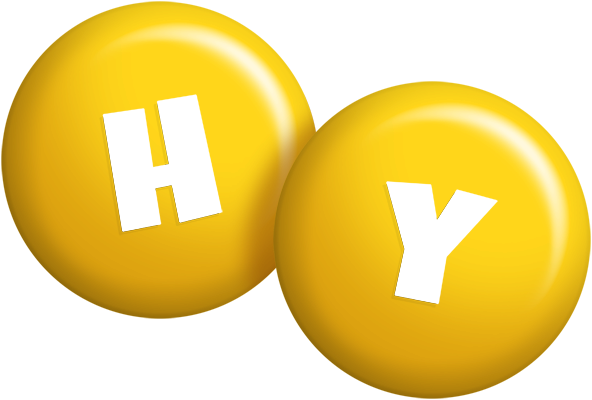 Hy candy-yellow logo
