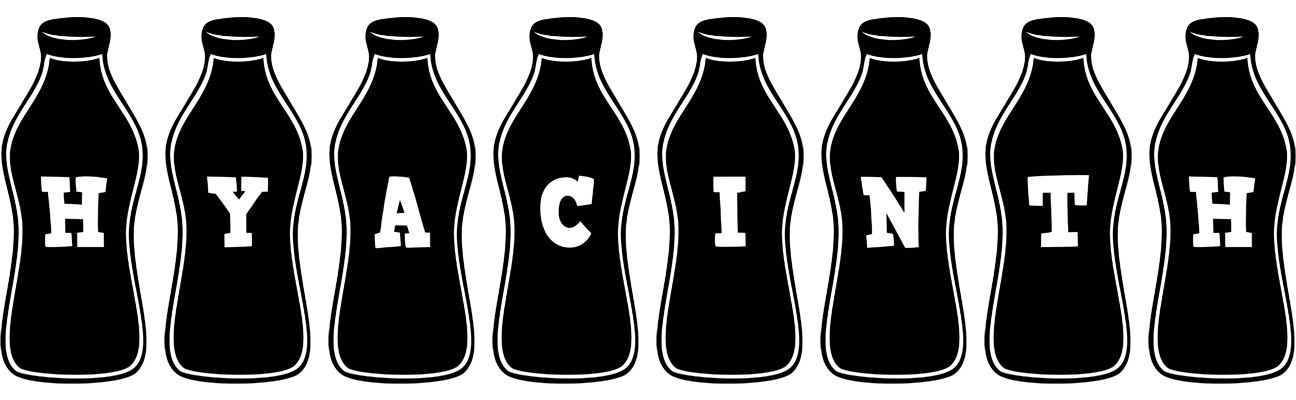 Hyacinth bottle logo