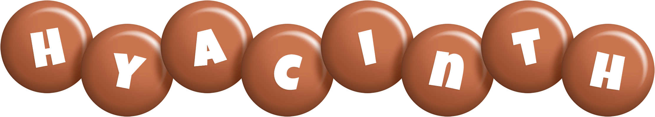 Hyacinth candy-brown logo