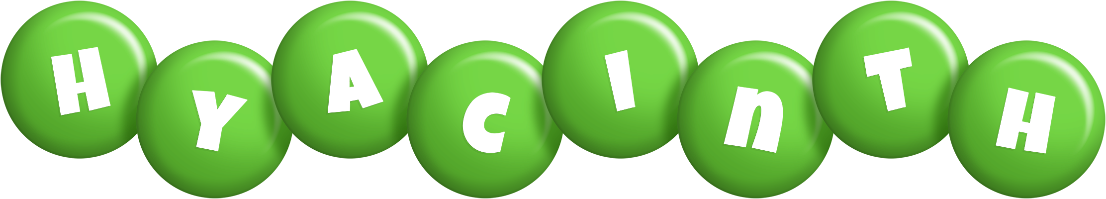 Hyacinth candy-green logo