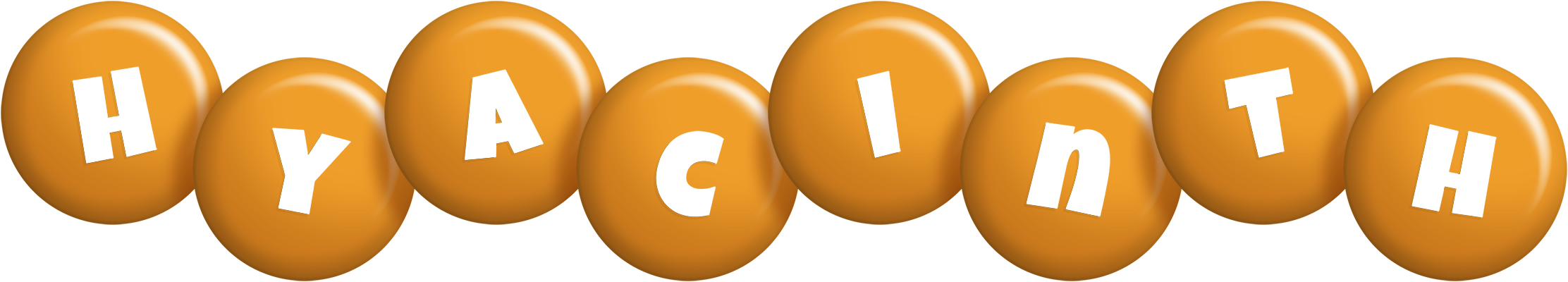 Hyacinth candy-orange logo