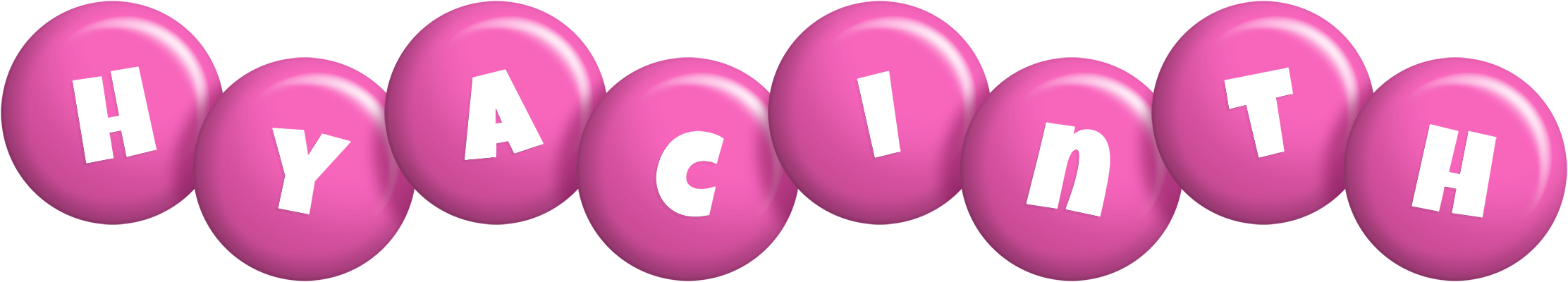 Hyacinth candy-pink logo