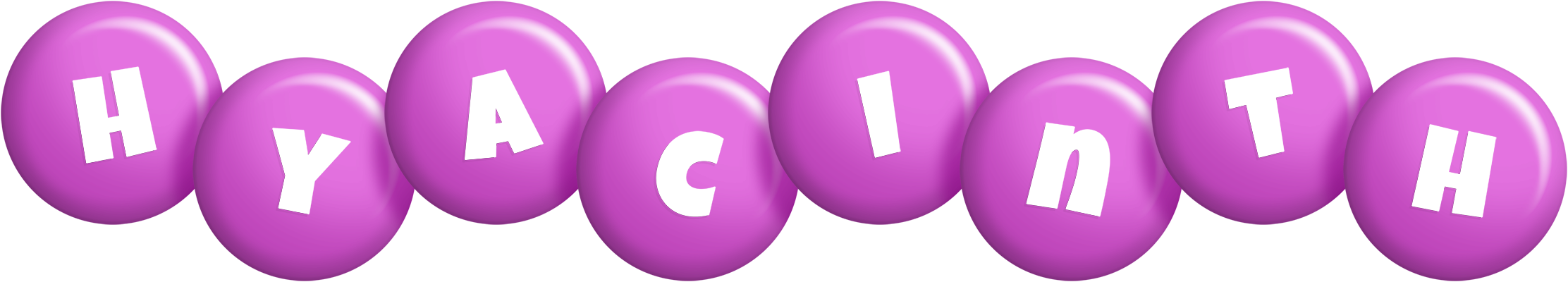 Hyacinth candy-purple logo