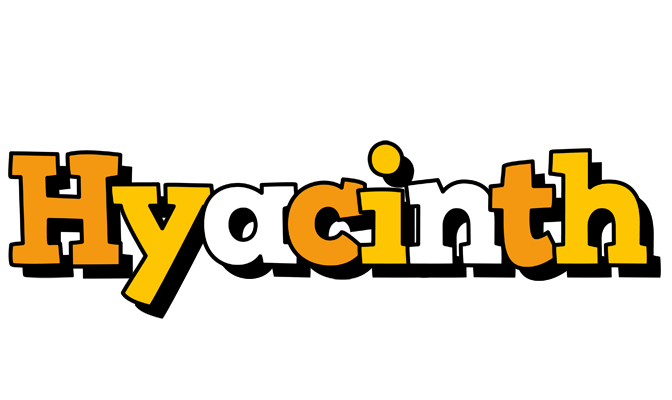 Hyacinth cartoon logo