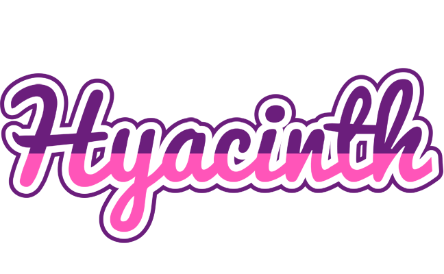 Hyacinth cheerful logo